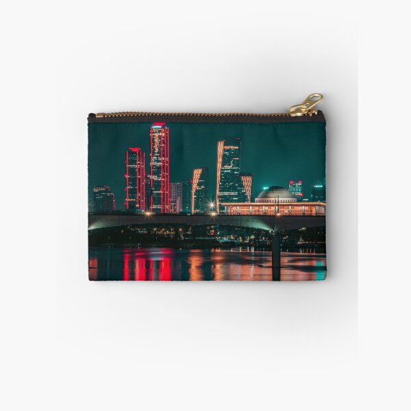 Item preview, Cyberpunk Skyline and Neon Reflections on River designed and sold by Nightwindow.