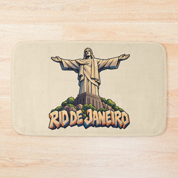 Artikelvorschau, Christus der Erlöser Rio de Janeiro – Brasilien Sehenswürdigkeit Kunst entworfen und verkauft von Leeded.