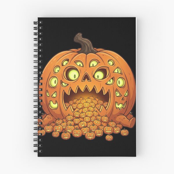 Item preview, Multi-Eyed Pumpkin Monster - Creepy Halloween Art designed and sold by Addy77shop.