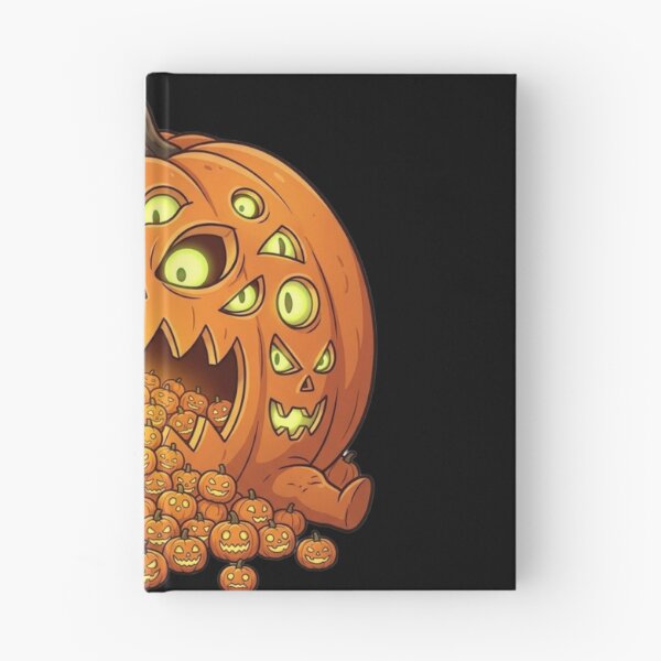 Item preview, Multi-Eyed Pumpkin Monster - Creepy Halloween Art designed and sold by Addy77shop.