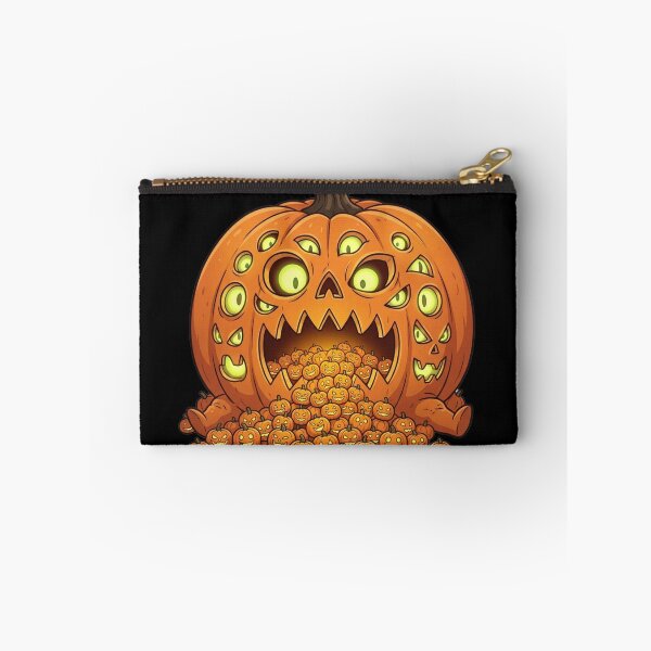 Item preview, Multi-Eyed Pumpkin Monster - Creepy Halloween Art designed and sold by Addy77shop.
