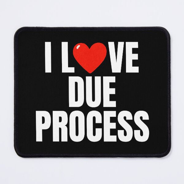 Item preview, I love due process designed and sold by Dondonmart.