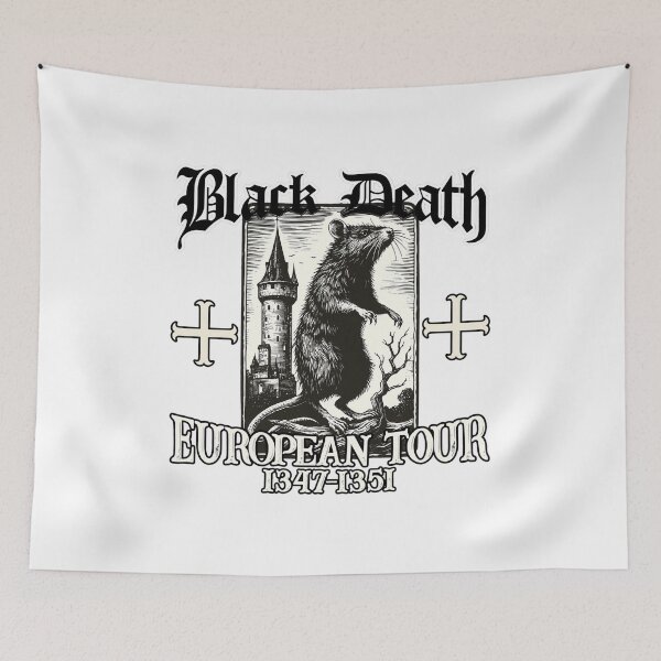 Item preview, Black Death European Tour 1347 Retro  designed and sold by TRINITYRABNIS.