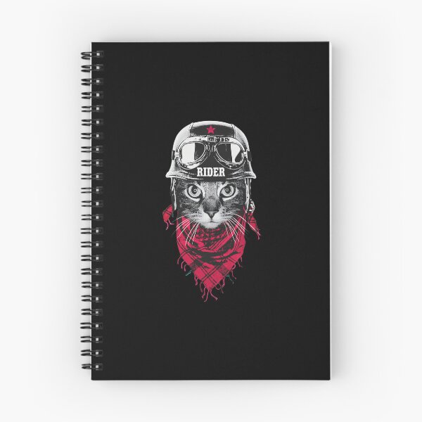 Item preview, Feline Aviator Biker with Red Plaid Scarf designed and sold by ALASHAMORGADO.