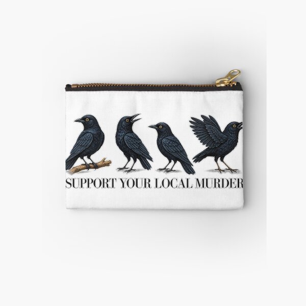 Item preview, Support Your Local Murder, Vintage Raven designed and sold by Nature Explore Game.