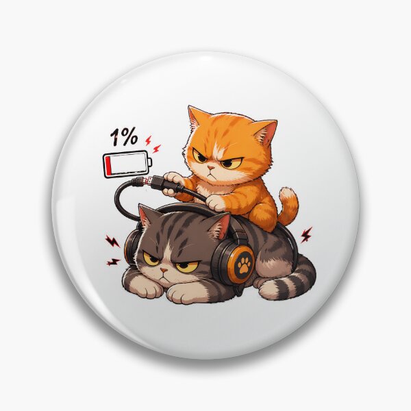 Item preview, Grumpy Cat Low Battery Charging Humor designed and sold by SoyLamderma.