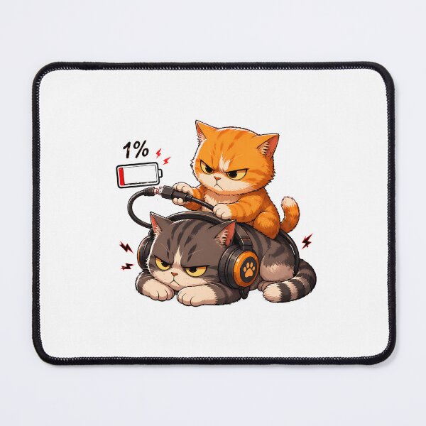 Item preview, Grumpy Cat Low Battery Charging Humor designed and sold by SoyLamderma.