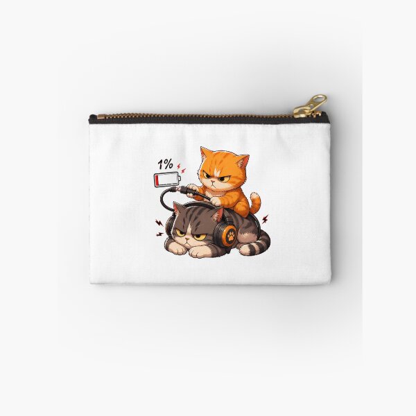 Item preview, Grumpy Cat Low Battery Charging Humor designed and sold by SoyLamderma.