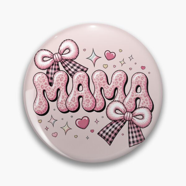 Item preview, MAMA Mother's Day Bow Pink Love Design designed and sold by Working Pajama.