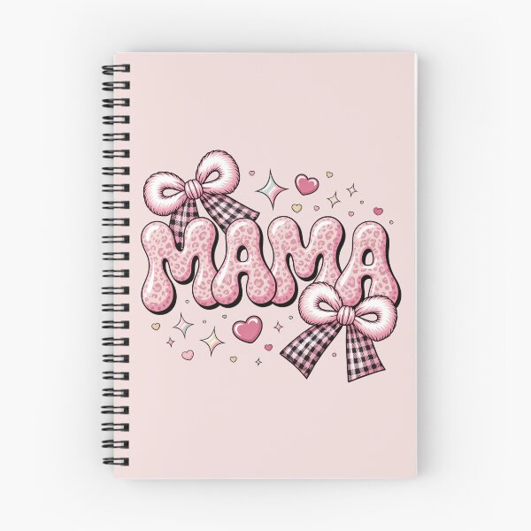 Item preview, MAMA Mother's Day Bow Pink Love Design designed and sold by Working Pajama.