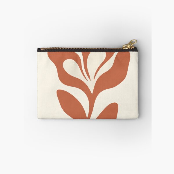 Item preview, Terracotta Cutout Flower | Minimalist Matisse-Inspired Botanical Print designed and sold by Zaramodo.