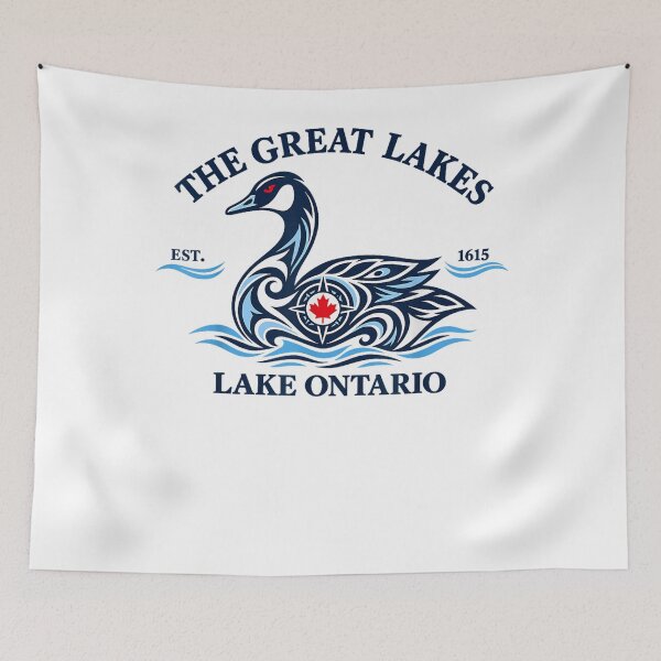Item preview, Lake Ontario Loon Bird Great Lakes Canada Nature designed and sold by KristenSabol.