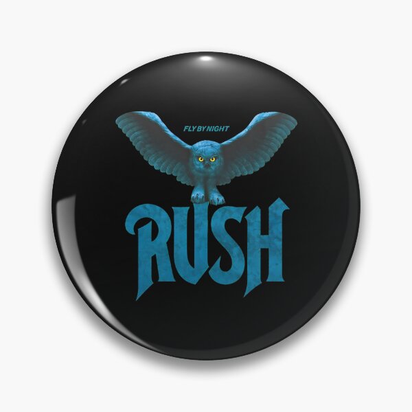 Item preview, Rush Fly By Night Owl Blue Distressed  Rock designed and sold by Jeffreniel.