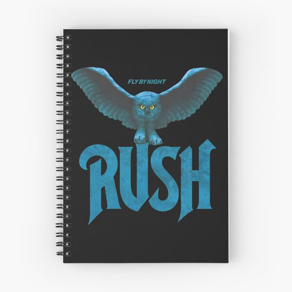Item preview, Rush Fly By Night Owl Blue Distressed  Rock designed and sold by Jeffreniel.