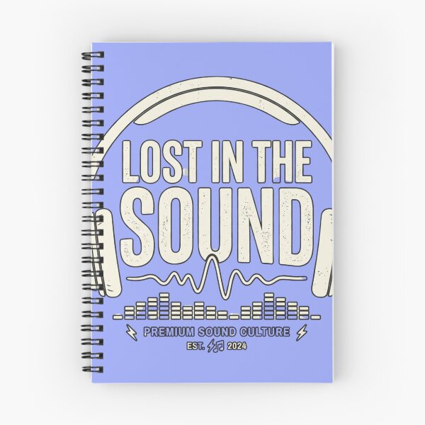Item preview, Lost in the Sound – Minimalist Headphones Music Lover Design designed and sold by RajDeals.