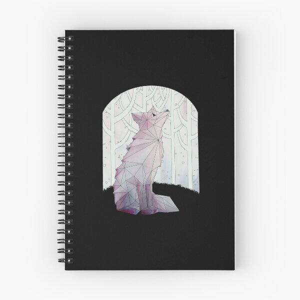 Item preview, Geometric Wolf Howling in Pale Winter Forest designed and sold by ALASHAMORGADO.