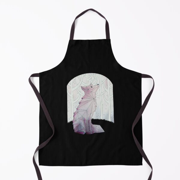 Item preview, Geometric Wolf Howling in Pale Winter Forest designed and sold by ALASHAMORGADO.