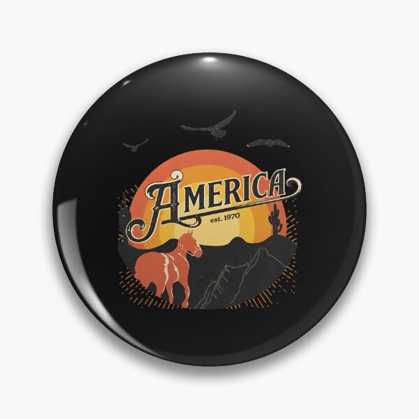 Item preview, Retro America est 1970 Horse Sunset Desert  designed and sold by Jeffreniel.