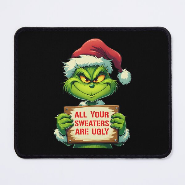 Item preview, Green Character Holding Sign Saying Say Say Ugly Garments designed and sold by ALASHAMORGADO.