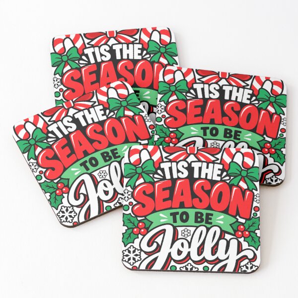 Item preview, Tis The Season To Be Jolly Christmas Design designed and sold by Kenzie & Co.