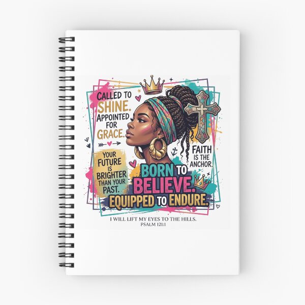 Item preview, Born To Believe Black Queen Christian Art designed and sold by EhsanDigitalStudio.