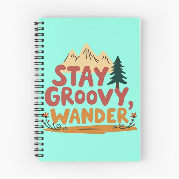 Item preview, Retro Stay Groovy Wander - Vintage Nature Adventure designed and sold by Chroma Dreams .