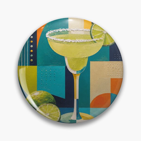 Item preview, Margarita cubist Painting – Tropical Cocktail Artwork designed and sold by GalleryKauffeld.