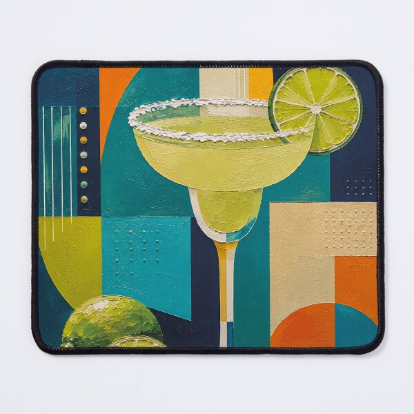 Item preview, Margarita cubist Painting – Tropical Cocktail Artwork designed and sold by GalleryKauffeld.