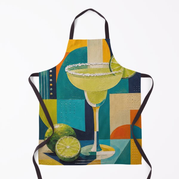 Item preview, Margarita cubist Painting – Tropical Cocktail Artwork designed and sold by GalleryKauffeld.