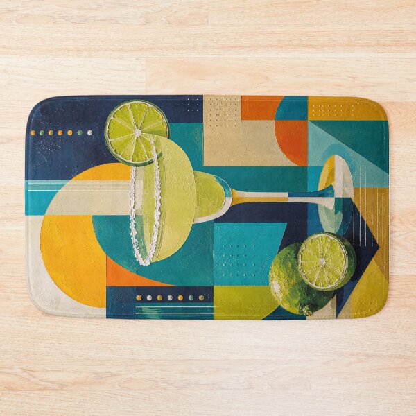 Item preview, Margarita cubist Painting – Tropical Cocktail Artwork designed and sold by GalleryKauffeld.