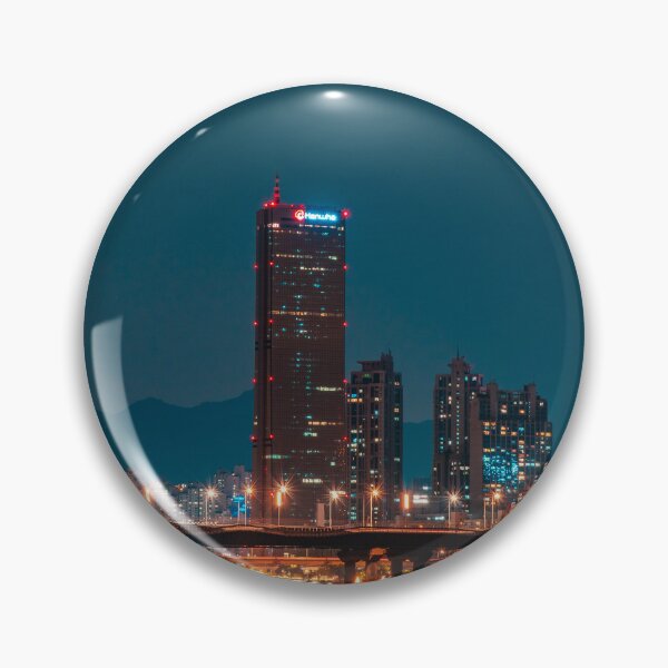 Item preview, Golden 63 Building and River Reflection at Night designed and sold by Nightwindow.