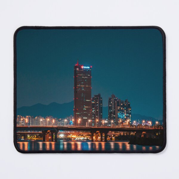 Item preview, Golden 63 Building and River Reflection at Night designed and sold by Nightwindow.