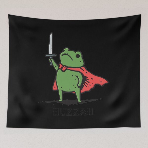 Item preview, Huzzah Frog Warrior Sword Cape designed and sold by ALASHAMORGADO.