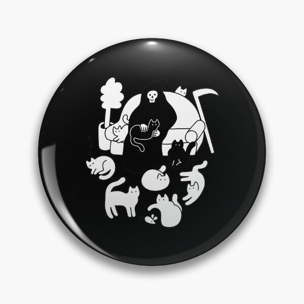 Item preview, Reaper & Cats Cozy Illustration  designed and sold by TRINITYRABNIS.