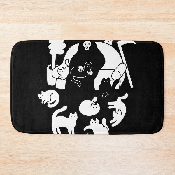Item preview, Reaper & Cats Cozy Illustration  designed and sold by TRINITYRABNIS.