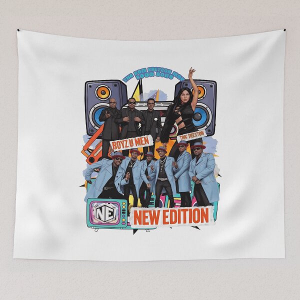 Item preview, 90s R&B Retro Music Group Tee designed and sold by sionOberst01.