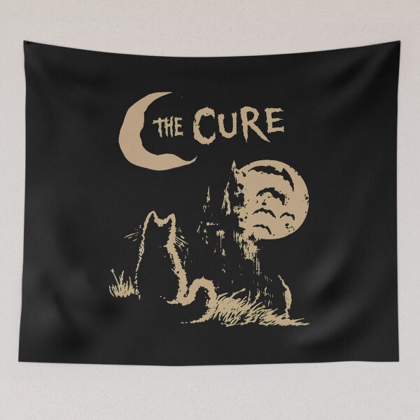 Item preview, The Cure Gothic Castle Moon Cat  designed and sold by Jeffreniel.