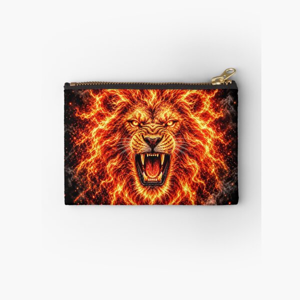 Item preview, Roaring Fire Lion with Flaming Mane designed and sold by Marcu Ioachim.