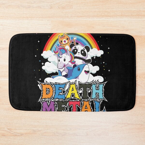 Item preview, Cute Animals Rainbow Death Metal Design designed and sold by TRINITYRABNIS.