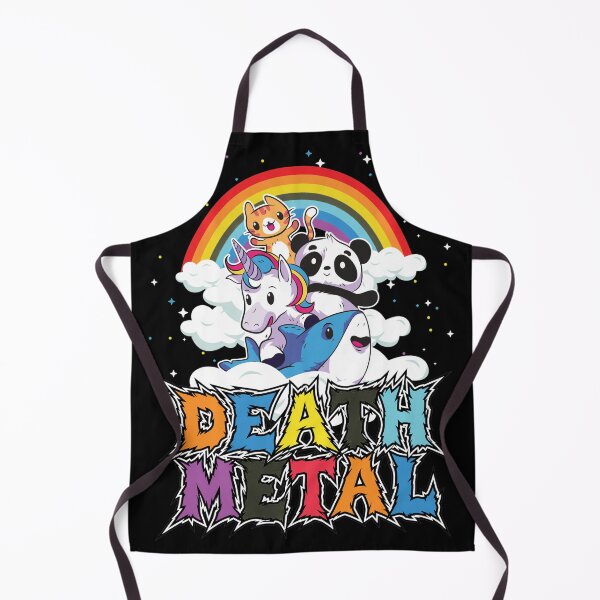 Item preview, Cute Animals Rainbow Death Metal Design designed and sold by TRINITYRABNIS.