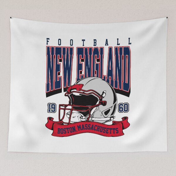 Item preview, New England Football Vintage Helmet Retro designed and sold by BlaggDavy1.