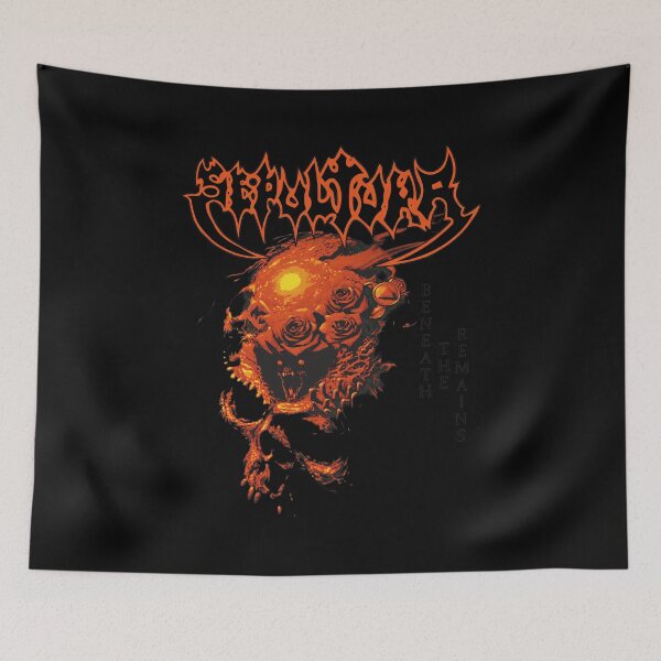 Item preview, Sepultura Beneath The Remains Skull Design designed and sold by TRINITYRABNIS.