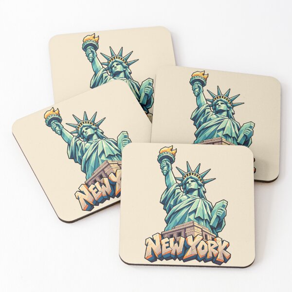 Item preview, Statue of Liberty New York – Bold American Landmark Travel Art designed and sold by Leeded.
