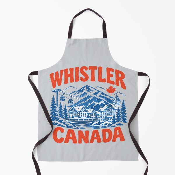 Item preview, Whistler Retro Skiing designed and sold by HowToCanadian.