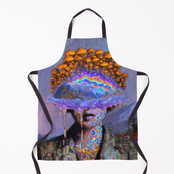 Item preview, Deep Dive Into Mushroom Psychedelic Portrait designed and sold by MongLongStudio.