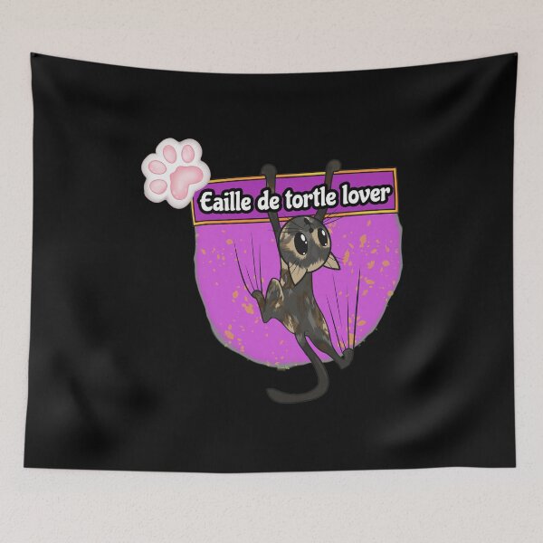 Item preview, Hanging Tortie Cat Lover French Phrase  designed and sold by ALASHAMORGADO.