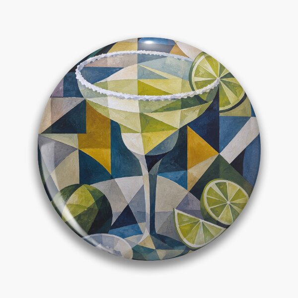 Item preview, Margarita Cubist Painting – Vibrant Cocktail Art designed and sold by GalleryKauffeld.