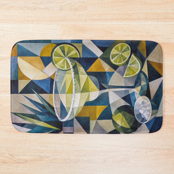 Item preview, Margarita Cubist Painting – Vibrant Cocktail Art designed and sold by GalleryKauffeld.