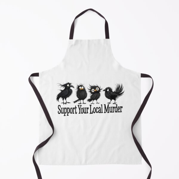 Item preview, Support Your Local Murder, Raven designed and sold by Nature Explore Game.