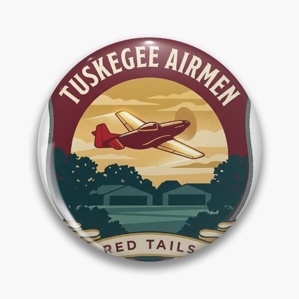 Item preview, Tuskegee Airmen Red Tails Heraldic Crest Sticker Alabama designed and sold by DetourDgn.
